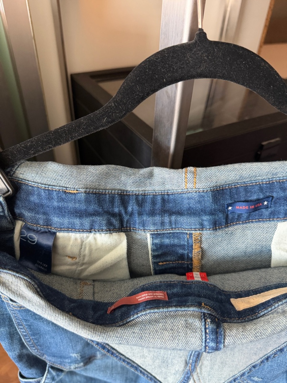 Pilcro Blue Denim Women’s Overalls - Picture 6 of 10